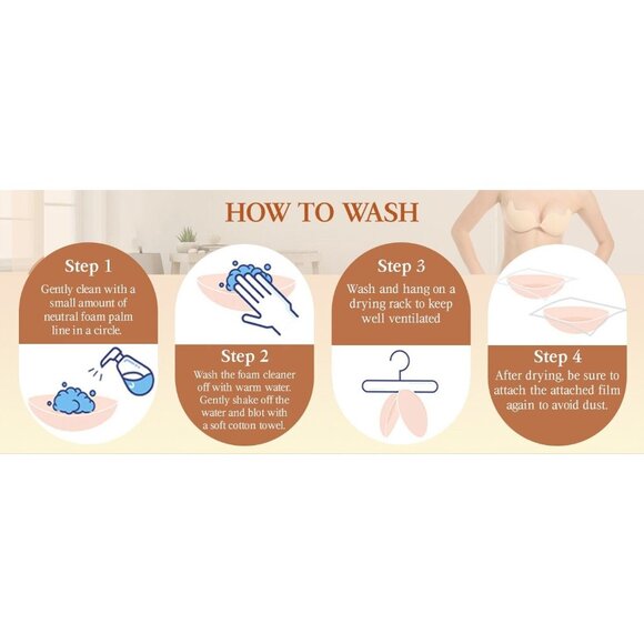 Sticky Bra Backless Adhesive Strapless Invisible Push Up Stick on Bras for Women - Picture 3 of 5